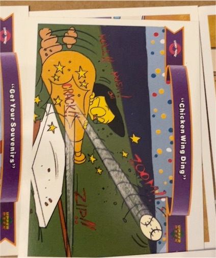 1991 Upper Deck Comic Ball 2 #132 Chicken Wing Ding — front