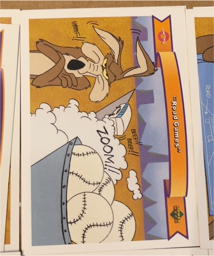 1990 Upper Deck Looney Tunes #Road Games Wile E. Coyote — front