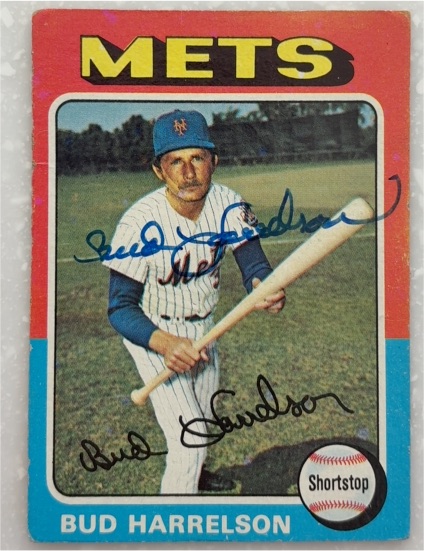 1975 Topps #395 Bud Harrelson — front