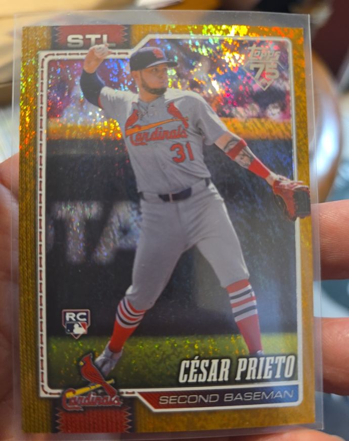 2026 Topps Series 1 #95 César Prieto — front