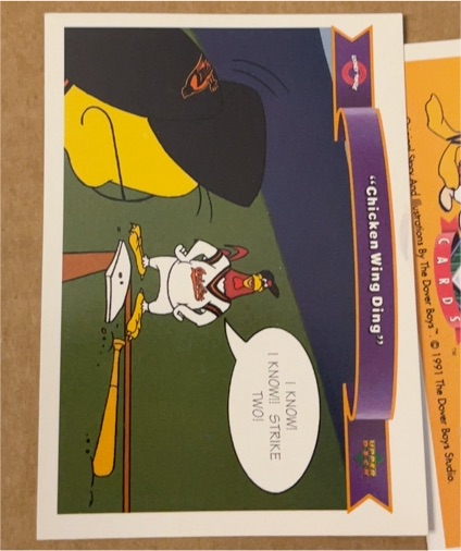 1991 Upper Deck Comic Ball 2 #131 Chicken Wing Ding Foghorn Leghorn — front