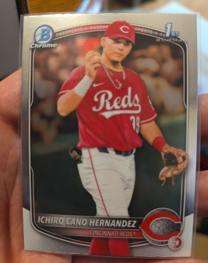 2025 Bowman Chrome #BCP-18 Ichiro Cano Hernandez — front
