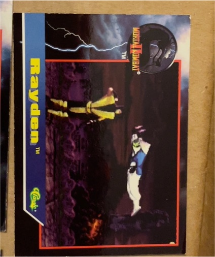 1994 Classic Mortal Kombat II #42 Rayden — front