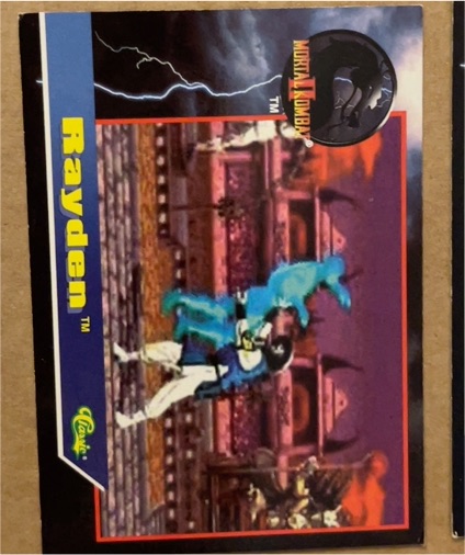 1994 Classic Mortal Kombat #53 Rayden — front
