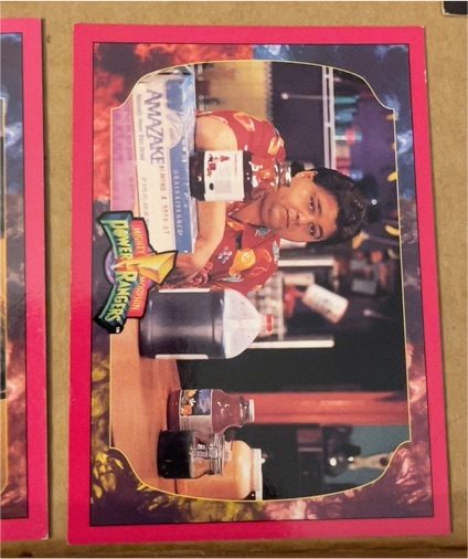 1994 Collect-A-Card Mighty Morphin Power Rangers #99 Break Time — front