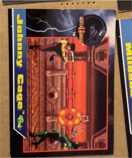 1994 Classic Mortal Kombat II #Johnny Cage — front