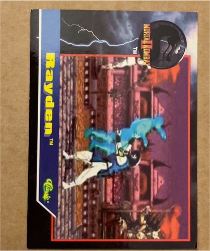 1994 Classic Mortal Kombat II #42 Rayden — front