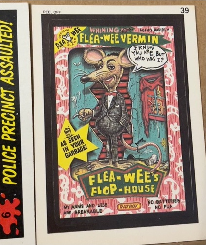 1991 Topps Wacky Packages #39 Flea-Wee Vermin — front