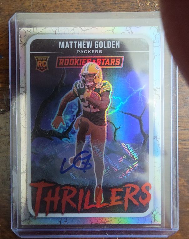 2025 Panini Rookies & Stars #15 Matthew Golden Thrillers Silver — front