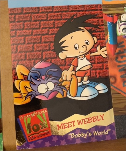 1995 Fleer Ultra Fox Kids Network #137 Meet Webbly — front