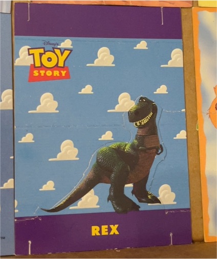 1995 SkyBox Toy Story #66 Rex — front