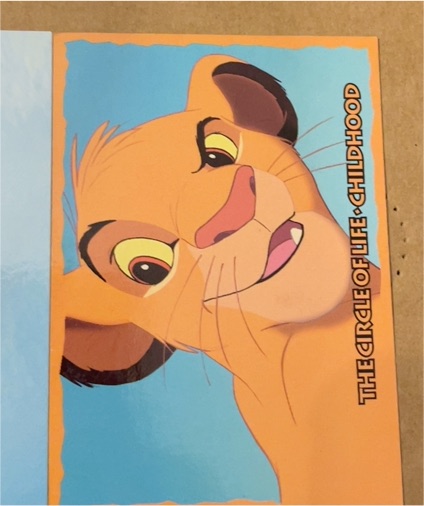 1994 SkyBox The Lion King #77 Simba The Circle of Life Childhood — front