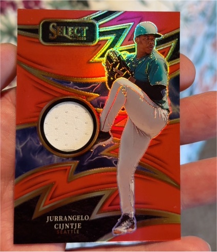 2025 Panini Select Sparks #SP-JC Jurrangelo Cijntje — front