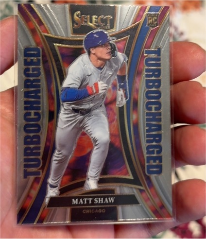 2025 Panini Select #9 Matt Shaw Turbocharged — front