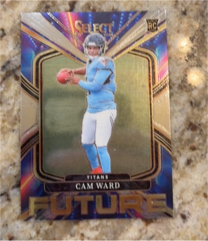 2025 Panini Select #25 Cam Ward Future Rookie — front