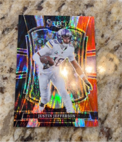 2025 Panini Select Premier Level #163 Justin Jefferson — front