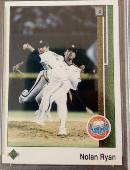 1989 Upper Deck #145 Nolan Ryan — front