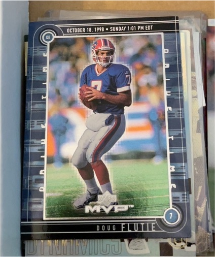 2000 Upper Deck MVP #22 Doug Flutie — front