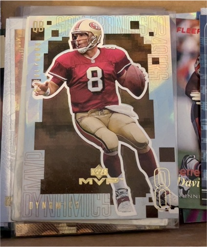 1999 Upper Deck MVP #D2 Steve Young — front