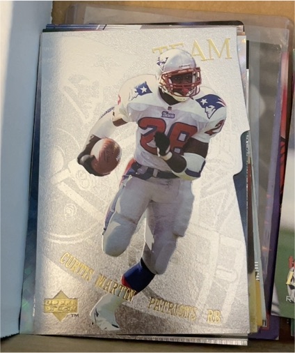 1997 Upper Deck Team Mates #TM35 Curtis Martin — front