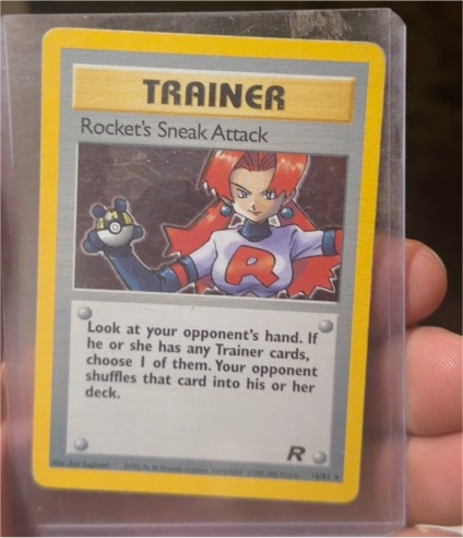 2000 Pokémon Team Rocket #72 Rocket's Sneak Attack — front