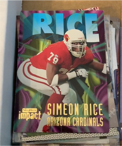 1997 SkyBox Impact #16 Simeon Rice — front