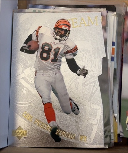 1997 Upper Deck Team Mates #TM13 Carl Pickens — front