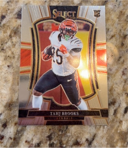 2025 Panini Select #158 Tahj Brooks — front