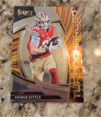 2025 Panini Select #19 George Kittle Turbocharged — front