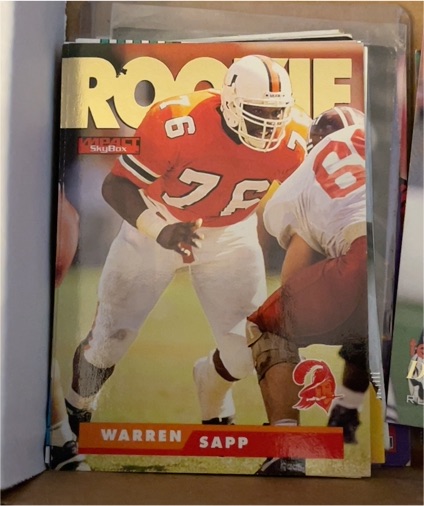 1995 SkyBox Impact #179 Warren Sapp — front
