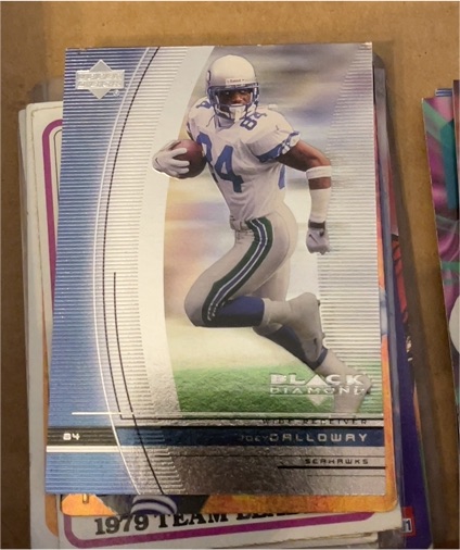 1999 Upper Deck Black Diamond #98 Joey Galloway — front