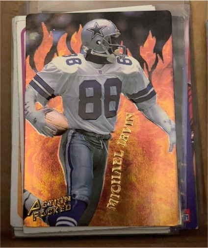 1994 Action Packed #R3 Michael Irvin Catching Fire — front
