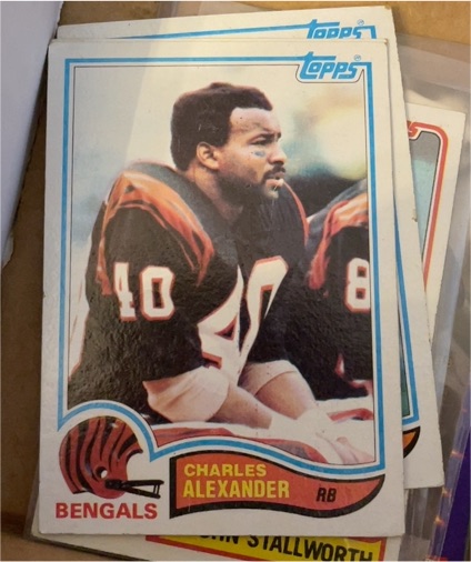 1982 Topps #37 Charles Alexander — front