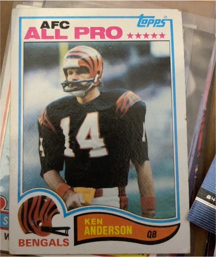 1982 Topps #38 Ken Anderson — front