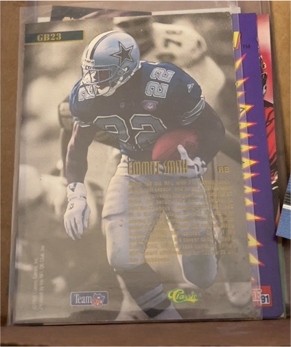 1994 Classic #GB23 Emmitt Smith — front