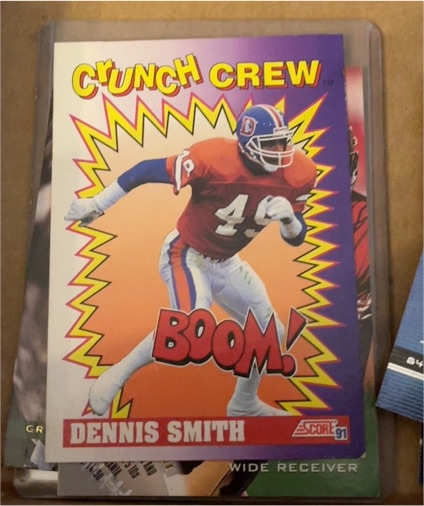 1991 Score #654 Dennis Smith — front
