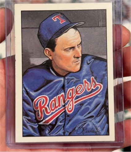 1990 Bowman Art Insert #8 Nolan Ryan — front