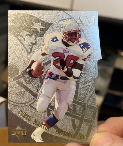 1997 Upper Deck Team Mates #TM35 Curtis Martin — front