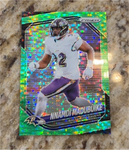 2025 Panini Prizm #22 Nnamdi Madubuike — front