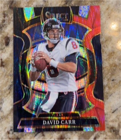 2025 Panini Select #50 David Carr — front
