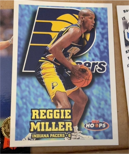1997-98 Hoops #69 Reggie Miller — front