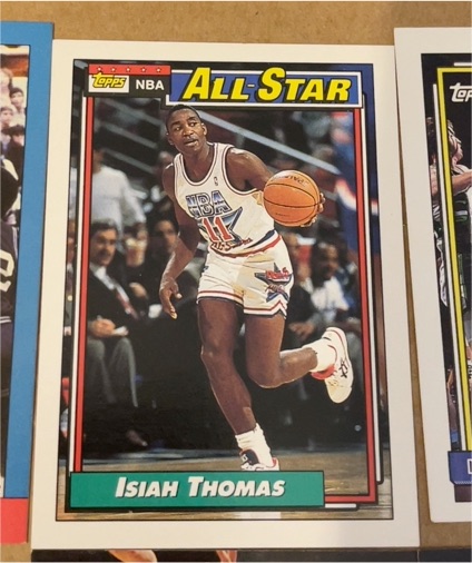 1992-93 Topps All-Star #118 Isiah Thomas — front