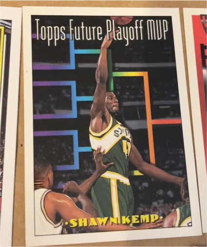 1994 Topps #202 Shawn Kemp Future Playoff MVP — front