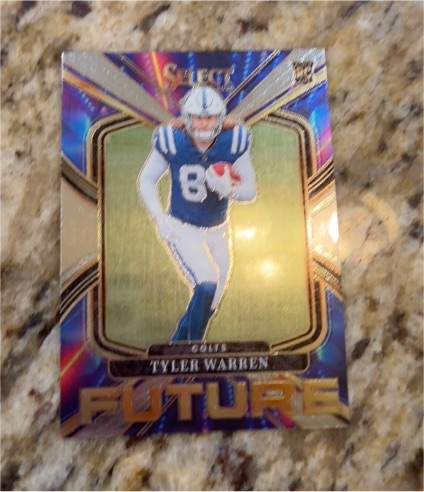 2025 Panini Select #9 Tyler Warren — front