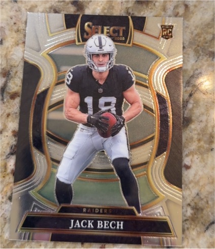 2025 Panini Select #6 Jack Bech Concourse Level Rookie — front