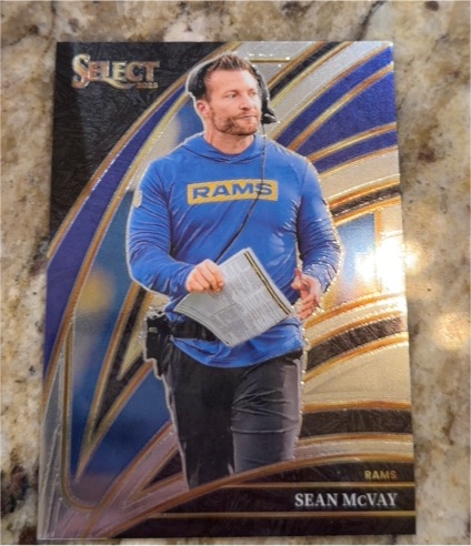 2025 Panini Select Club Level #221 Sean McVay — front