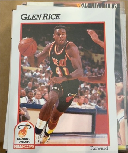 1991-92 Hoops #113 Glen Rice — front