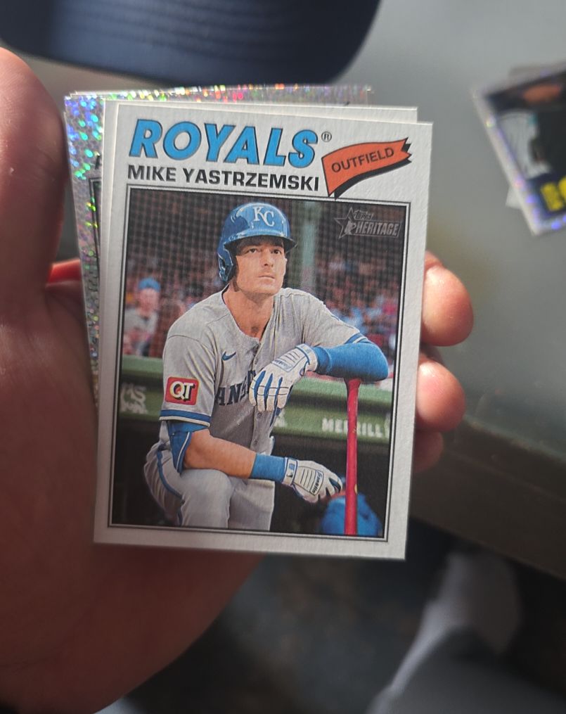 2026 Topps Heritage #63 Mike Yastrzemski — front