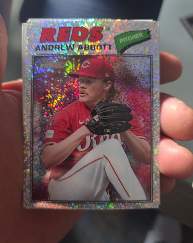 2026 Topps Heritage Chrome #31 Andrew Abbott — front