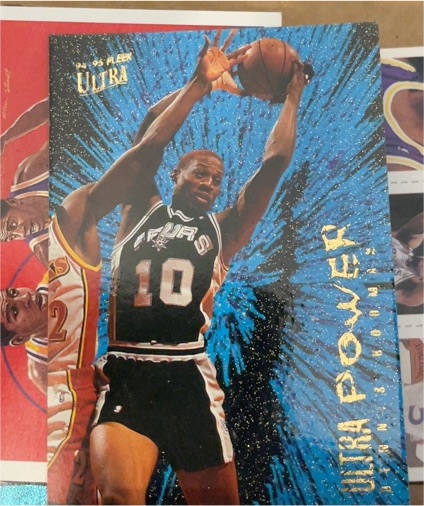 1994-95 Fleer Ultra #9 Dennis Rodman Ultra Power San Antonio Spurs — front